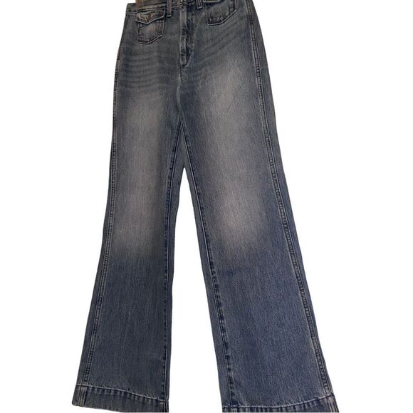 Re/Done | NWTs 70s Ultra High Rise Stove Pipe Jeans Size 25 - Picture 3 of 8